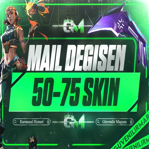 Valorant 50-75 Skin Mail Değişen